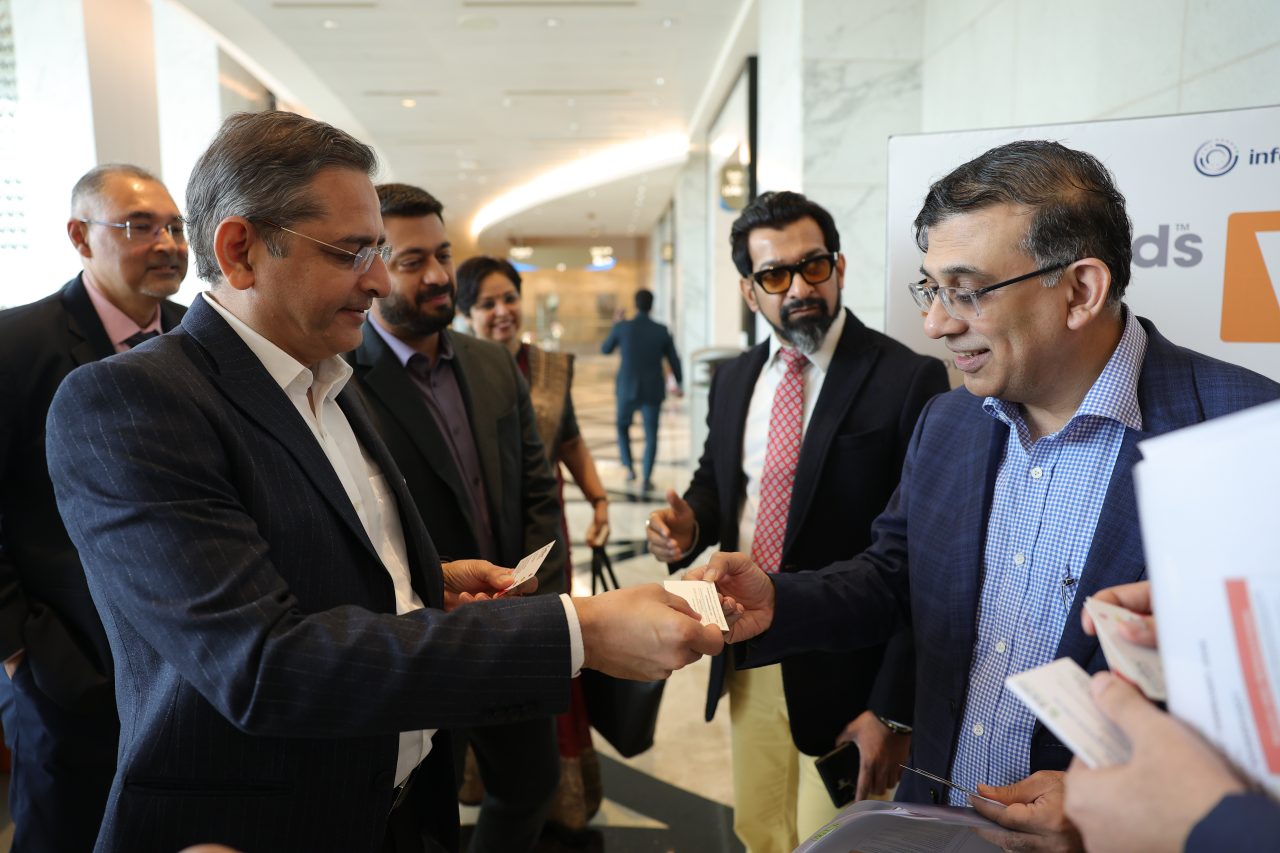Attendees discussing 